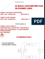 Interleaved Buck Converter For Low Power Leds