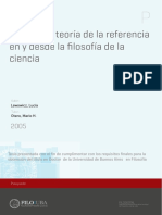 Sobre Una Teoría de La Referencia en y Desde La Filosofía de La Ciencia