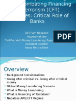 Dilli Ram Neupane Attorney-At-Law Certified Anti Money Laundering Specialist (CAMS) Assistant Director Nepal Rastra Bank