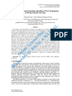 Only. This File Is Illegal.: Research On A Shortest Routing Algorithm of Wave Propagation in Wireless Sensor Networks