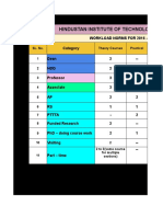 Time Table EVEN Sem 2016-17