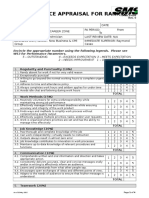 Performance Appraisal For Rank & File