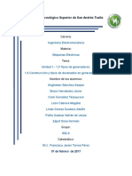 Construccion y Tipos de Devanados en El Generador de CD