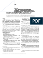 D6357-Standard Test Method For Determination of Trace Elements in Coal, Coke, and Combustion Residues From Coal Utilization Processes by