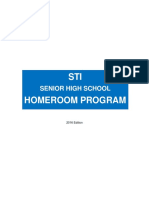 Guidelines For The Homeroom Program