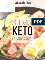 3 Day Keto Meal Plan