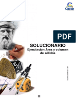 Solucionario Cuadernillo Área y Volumen de Solidos 2016