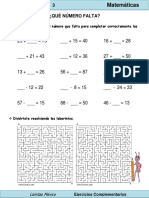 2do Grado - Matemáticas - Suma o Resta