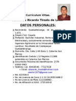 Curriculum Vitae Actualizado