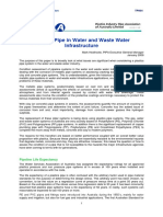 Plastics Pipe in Water and Waste Water Infrastructure: General Technical Information