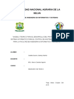 Modelo Teorico para El Desarrollo Del Prototipo de SICAH