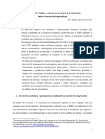 Ponencia Acerca de Las Sensibilidades de Los Procesos de Lectura y Escritura en La Escuela para La Permanencia Estudiantil. Gladys Zamudio Tobar