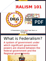 Dilg Federalism 101 (Basic)