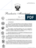 RM 442-2014-MINSA - Valores Volumen Producción Optimizada para PIP