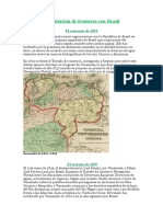 Venezuela: Delimitacion de Fronteras Con Brasil