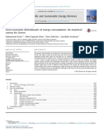 Azam Et Al. (2016) - Socio-Economic Determinants of Energy Consumption - An Empirical Survey For Greece