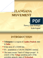 Telangana Movement Presentation