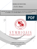 TATA Motor Ratio Analysis