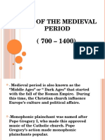 Music of The Medieval Period (Music 9