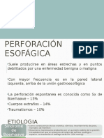 Perforacion Esofagica