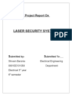 Report On Laser Alarm