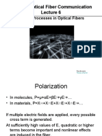 EE 230: Optical Fiber Communication: Nonlinear Processes in Optical Fibers