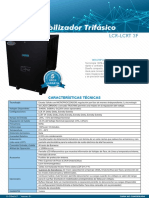 D-COME-07 - Estabilizador LCR3F de 10 A 80KVA - Ieda PowerSafe