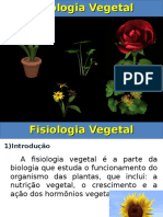 Aula Fisiologia Vegetal