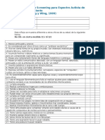 Cuestionario de Screening para Espectro Autista de Alto Funcionamiento