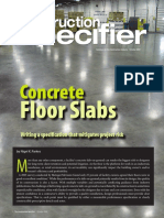 Concrete Floor Specs