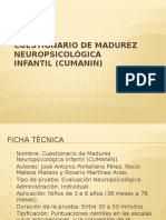 Cuestionario de Madurez Neuropsicológica Infantil (Cumanin)