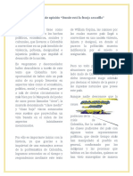 Artículo Periodístico de Opinión de Donde Esta La Franja Amarilla