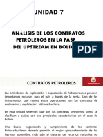 Unidad 7 Analisis de Los Contratos Petroleros en La Fase Del Upstream en Bolivia