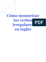 Memorizar Los Verbos Irregulares en Inglés PDF