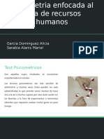 Psicometria en El Area de Recursos Humanos