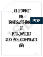 Code of Conduct For Brokers and Sub-Brokers