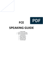 Fce Speaking Guide