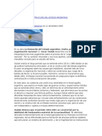 El Proceso de Construcción Del Estado Argentino