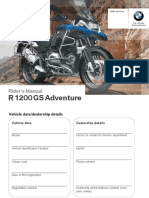 2016 BMW R 1200 GS Adventure - Owner's Manual