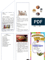 Triptico Del Plato Tipico Mazamorra de Quinua