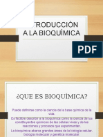 Introducciòn A La Bioquìmica