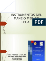 19 Instrumentos en Medicina Legal