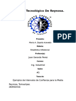 Ejemplos de Intervalos de Confianza para La Media