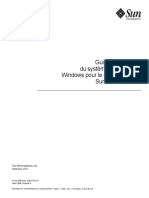 Guide D'installation Du Système D'exploitation Windows Pour Le Module Serveur Sun Blade X6270