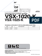 Pioneer vsx-1020-k 1025-k SM