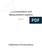 Instrumentation and Measurement Systems: Week 4