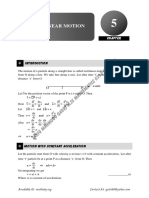 Ch05 Rectilinear Motion PDF