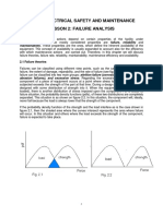 DP 471: Electrical Safety and Maintenance Lesson 2: Failure Analysis