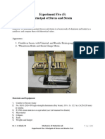 Lab Manual For Principal of Stress and Strain LAb 5