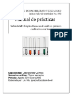 Especialidad Laboratorista Quimico Semes PDF